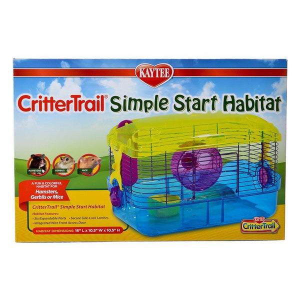 Kaytee CritterTrail Simple Start Habitat, 16"L x 10.5"W x 10.5"H-Small Pet-Kaytee-PetPhenom