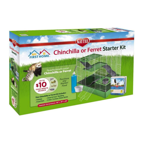 Kaytee My First Home Chinchilla or Ferret Starter Kit, 1 count-Small Pet-Kaytee-PetPhenom