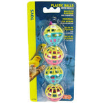Living World Plastic Balls with Bells Bird Toy, 4 Pack-Bird-Living World-PetPhenom