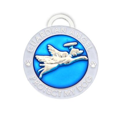 Luxepets Blue Guardian Angel Dog Charm-Dog-Luxepets-PetPhenom