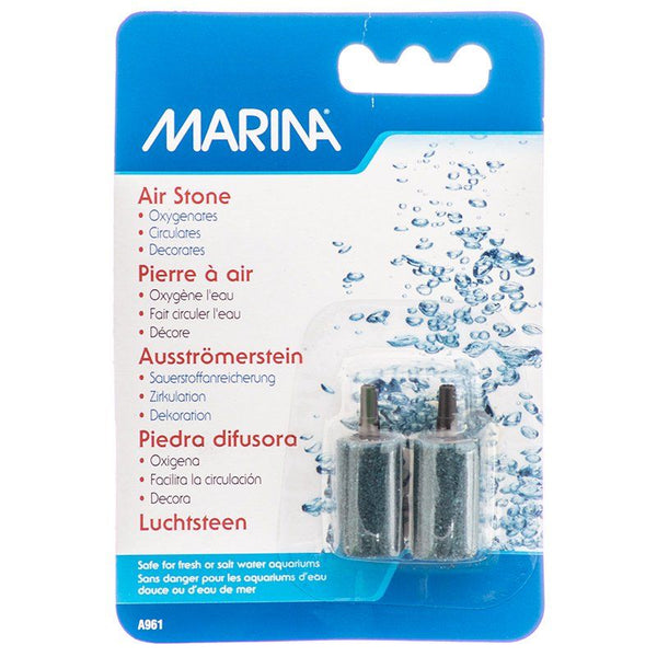 Marina Aqua Fizzz Aquarium Air Stone, 1" Cylinder Air Stone (2 Pack)-Fish-Marina-PetPhenom