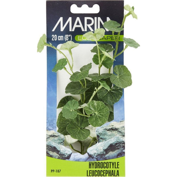 Marina EcoScaper Hydrocotyle Leucocephala Silk Plant , 8"H - 1 count-Fish-Marina-PetPhenom