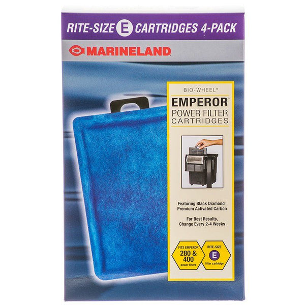 Marineland Rite-Size E Power Filter Cartridge, 4 Pack-Fish-Marineland-PetPhenom
