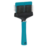 Master Grooming & Equipment Master Grooming Tools Flexible Slicker Brushes - Double Flex Hard Teal-Dog-Master Grooming & Equipment-PetPhenom