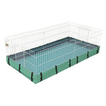 Midwest Guinea Habitat Canvas Bottom Teal 47" X 24" X 4"-Small Animals-Midwest-PetPhenom