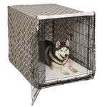 Midwest QuietTime Defender Covella Dog Crate Cover Brown 30" x 19" x 21"-Dog-Midwest-PetPhenom