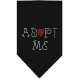Mirage Pet Products Adopt Me Rhinestone Bandana, Small, Assorted Colors-Dog-Mirage Pet Products-Black-PetPhenom