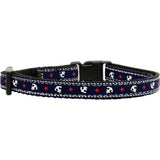 Mirage Pet Products Anchors Nylon Ribbon Collar, Blue-Dog-Mirage Pet Products-Cat-PetPhenom