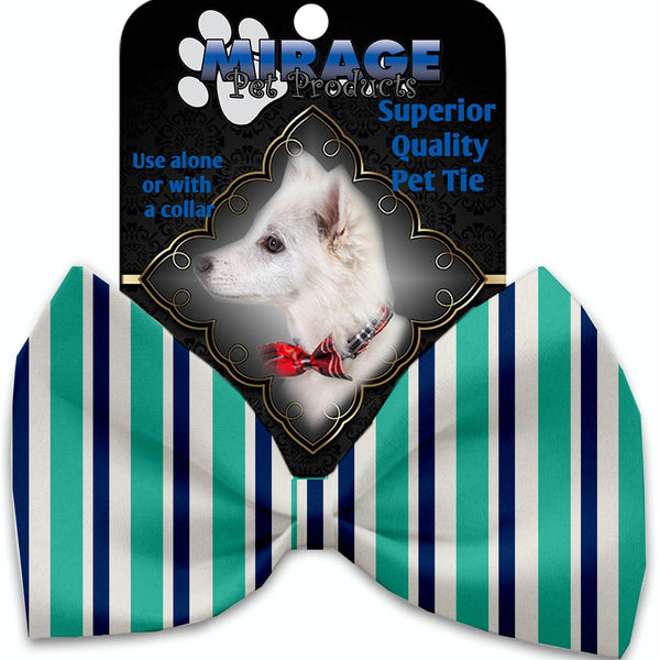 Mirage Pet Products Aquatic Stripes Pet Bow Tie