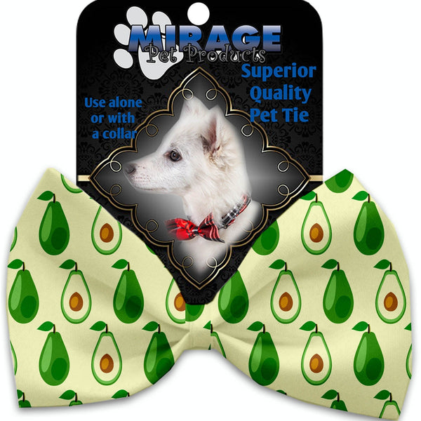 Mirage Pet Products Avocado Paradise Pet Bow Tie Collar Accessory with Velcro