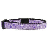Mirage Pet Products Retro Nylon Ribbon Cat Safety Collar, Lavender-Cat-Mirage Pet Products-PetPhenom