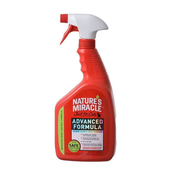 Nature's Miracle Just for Cats Advanced Stain & Odor Remover, 32 oz-Cat-Natures Miracle-PetPhenom