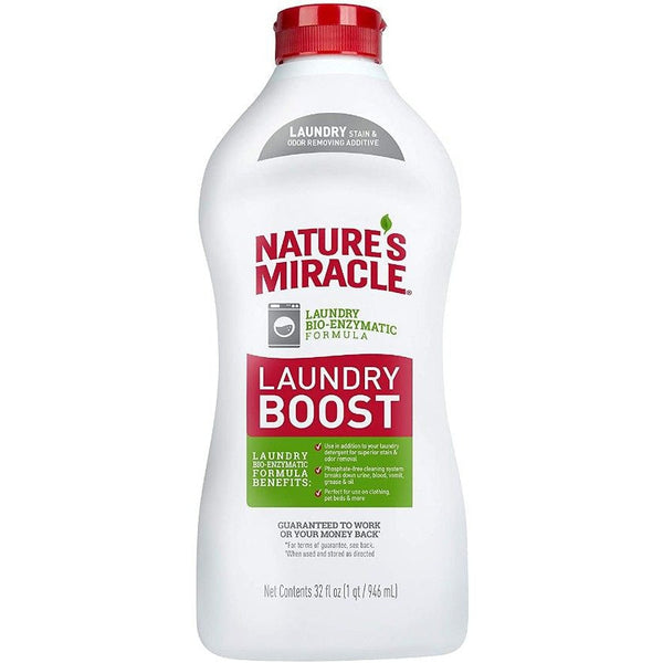 Natures Miracle Laundry Boost Stain and Odor Removing Additive, 32 fl oz-Dog-Natures Miracle-PetPhenom