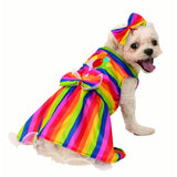 Pet Rainbow Party Dress-Costumes-Rubies-Large-PetPhenom