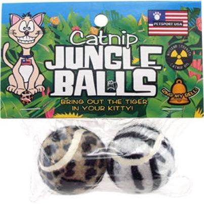 PetSport Catnip Jungle Balls - 2 Pack-Dog-PetSport-PetPhenom
