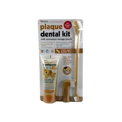Petkin Plaque Dental Kit - Peanut Butter-Dog-Petkin-PetPhenom