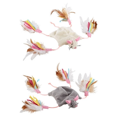 Petlinks Cutie Mouse feathered crinkle toy by Petlinks-Cat-PETLINKS-PetPhenom