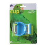 Prevue Birdie Basics Cup with Mirror, 1 Pack - 1.5 oz - (Assorted Colors)-Bird-Prevue Pet Products-PetPhenom