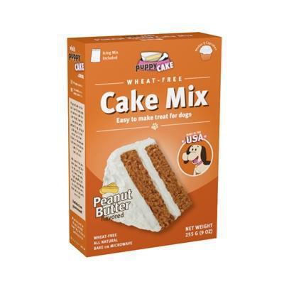 Puppy Cake Puppy Cake Mix and Frosting - Pnut Butter (Wht-Free) for Birthday + More-Dog-Puppy Cake LLC-PetPhenom
