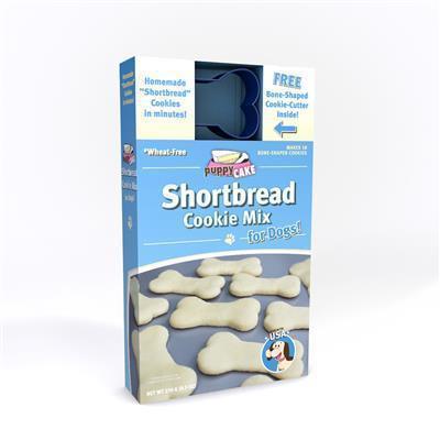 Puppy Cake Shortbrd Cookie Mix and Cookie Cutter (wht-free)-Dog-Puppy Cake LLC-PetPhenom