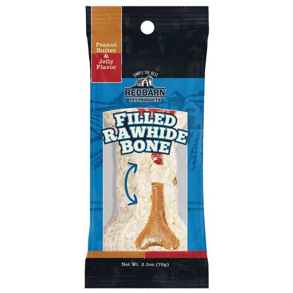 Redbarn Pet Products Fill Rawhide Bone -Pnut Butter & Jelly-Dog-Redbarn Pet Products-PetPhenom