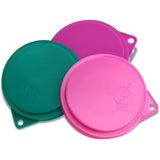 SPOT Pet Food Can Covers - Reusable Lids for Cat or Dog Food Tin Assorted Colors - 3 Pack