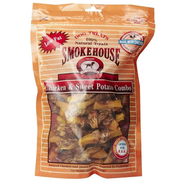 Smokehouse Chicken and Sweet Potato Combo Natural Dog Treat, 16 oz-Dog-Smokehouse-PetPhenom