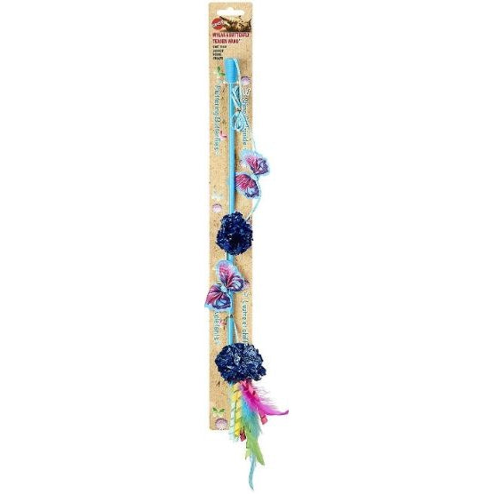 Spot Butterfly and Mylar Teaser Wand Cat Toy - Assorted Colors, 1 count-Dog-Spot-PetPhenom