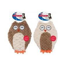 Spot Soft Swirl Plush Owl 9.5in-Dog-Ethical Pet Products-PetPhenom