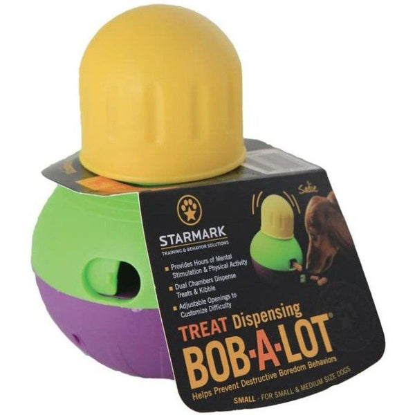 Starmark Bob-A-Lot Treat Dispensing Toy Small, 1 count-Dog-Starmark-PetPhenom