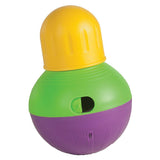 Starmark Dog Treat Dispensing Bob-A-Lot Small Yellow/Green/Purple 4.5" x 4.5" x 6.5"-Dog-Starmark-PetPhenom