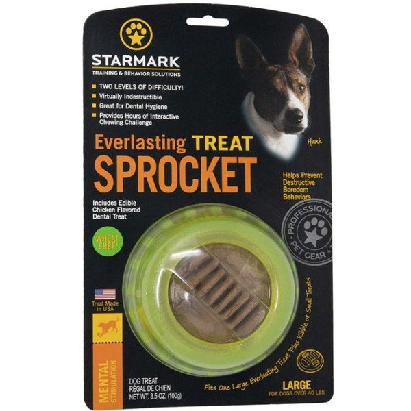 Starmark Everlasting Treat Sprocket Large, 1 count-Dog-Starmark-PetPhenom