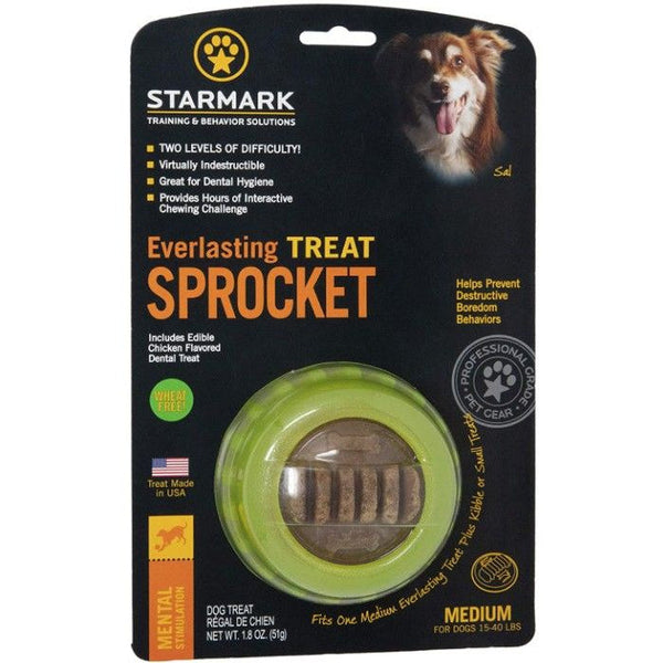 Starmark Everlasting Treat Sprocket Medium, 1 count-Dog-Starmark-PetPhenom
