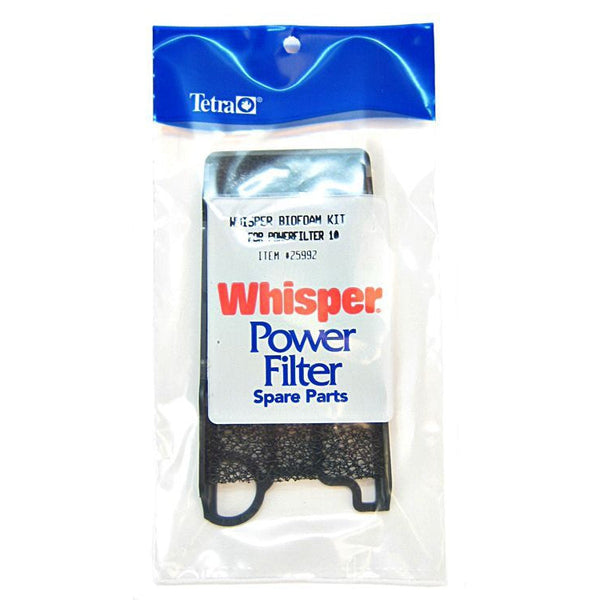 Tetra Whisper Bio Foam Grid Filter Replacement Kit, Whisper 10 Bio Foam Grid-Fish-Tetra-PetPhenom