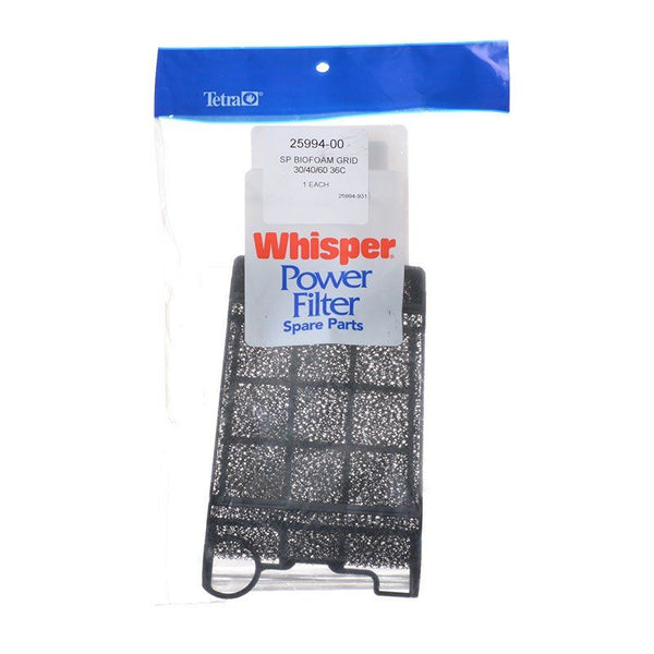 Tetra Whisper Bio Foam Grid Filter Replacement Kit, Whisper 30, 40 & 60 Bio Foam Grid-Fish-Tetra-PetPhenom