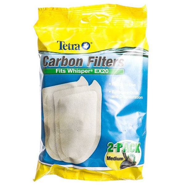 Tetra Whisper EX Carbon Filter Cartridge, Medium (2 Pack)-Fish-Tetra-PetPhenom