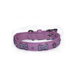 Vanderpump Pets Vanderpump Diamond / Bone Collars & Leads - LG 1 in 4 ft Leash - Pink-Dog-Vanderpump Pets-PetPhenom