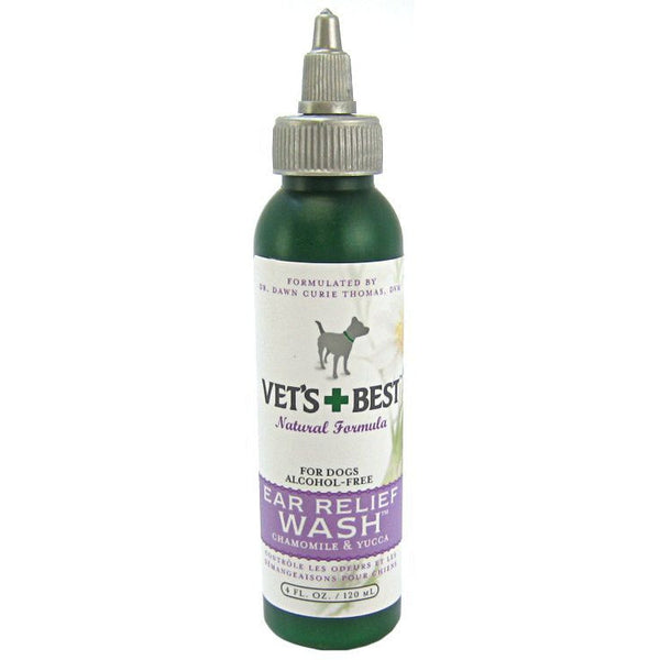 Vets Best Ear Relief Wash for Dogs, 4 oz-Dog-Vet's Best-PetPhenom