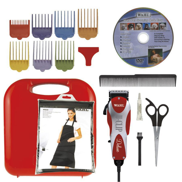 Wahl Deluxe U Clip Red 6.5" x 2" x 1.5"-Dog-Wahl-PetPhenom