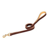 Weaver Deer Ridge Leather Leash Chestnut 3/4" x 72"-Dog-Weaver-PetPhenom