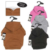 Zack & Zoey Fleece Lined Hoodie - Medium - Black-Dog-Zack & Zoey-PetPhenom