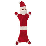 Zanies Festive Unstuffies Dog Toy -Santa-Dog-Zanies-PetPhenom