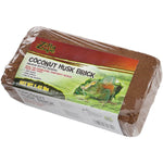 Zilla Coconut Husk Premium Reptile Bedding Brick, 1.3 lbs - Covers 55 Gallon Tank - (4"L x 8"W x 2.62"H)-Small Pet-Zilla-PetPhenom