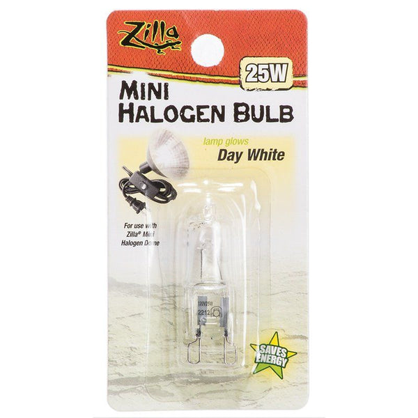 Zilla Mini Halogen Bulb - White, 25W-Small Pet-Zilla-PetPhenom