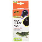 Zilla Night Time Black Light Incandescent Heat Bulb, 100 Watts-Small Pet-Zilla-PetPhenom