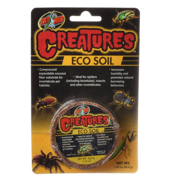 Zoo Med Creatures Eco Soil, 1.59 oz (45 g)-Small Pet-Zoo Med-PetPhenom