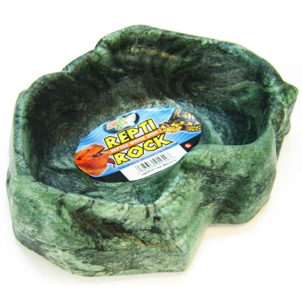 Zoo Med Repti Rock - Reptile Water Dish, Large (8.5" Long x 6" Wide)-Small Pet-Zoo Med-PetPhenom