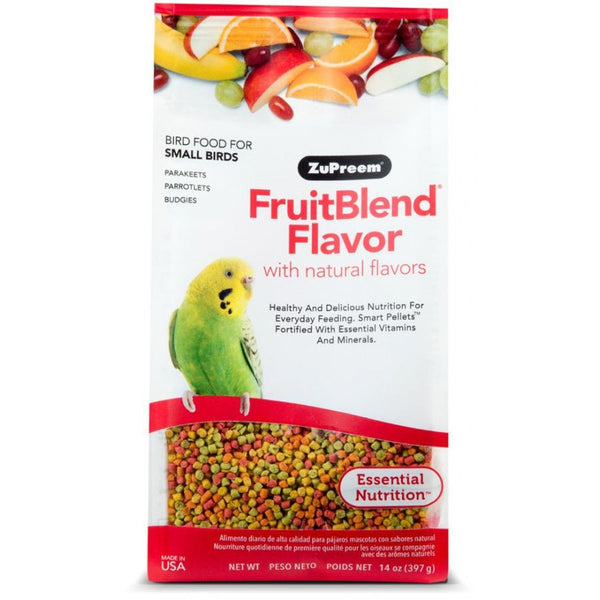 ZuPreem FruitBlend Premium Daily Bird Food - Small Birds, 14 oz-Bird-ZuPreem-PetPhenom