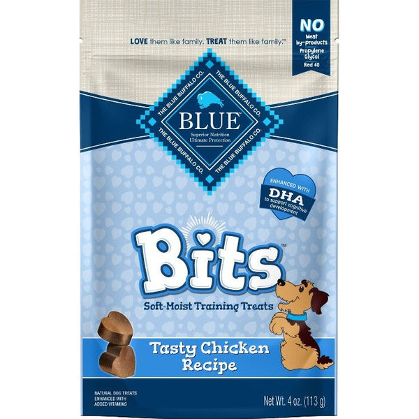 Blue Buffalo Blue Bits Training Treats Tasty Chicken, 24 oz (6 x 4 oz)