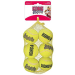 KONG Air Dog Squeaker Tennis Balls Medium Dog Toy, 18 count (3 x 6 ct)